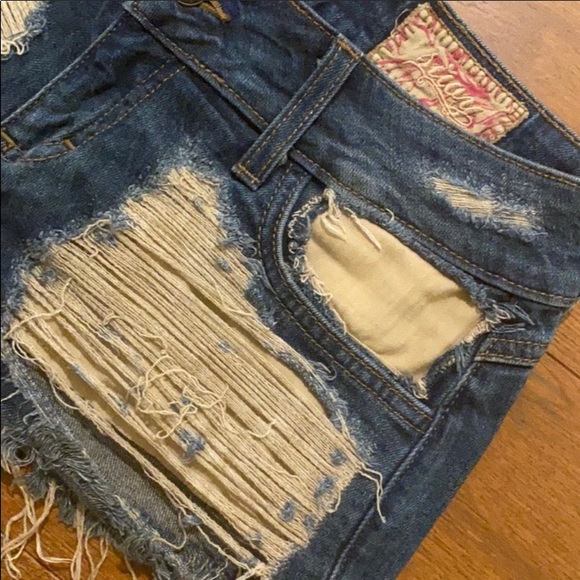 Not for sale-SIWY deconstructed frayed denim shorts - Picture 4 of 5